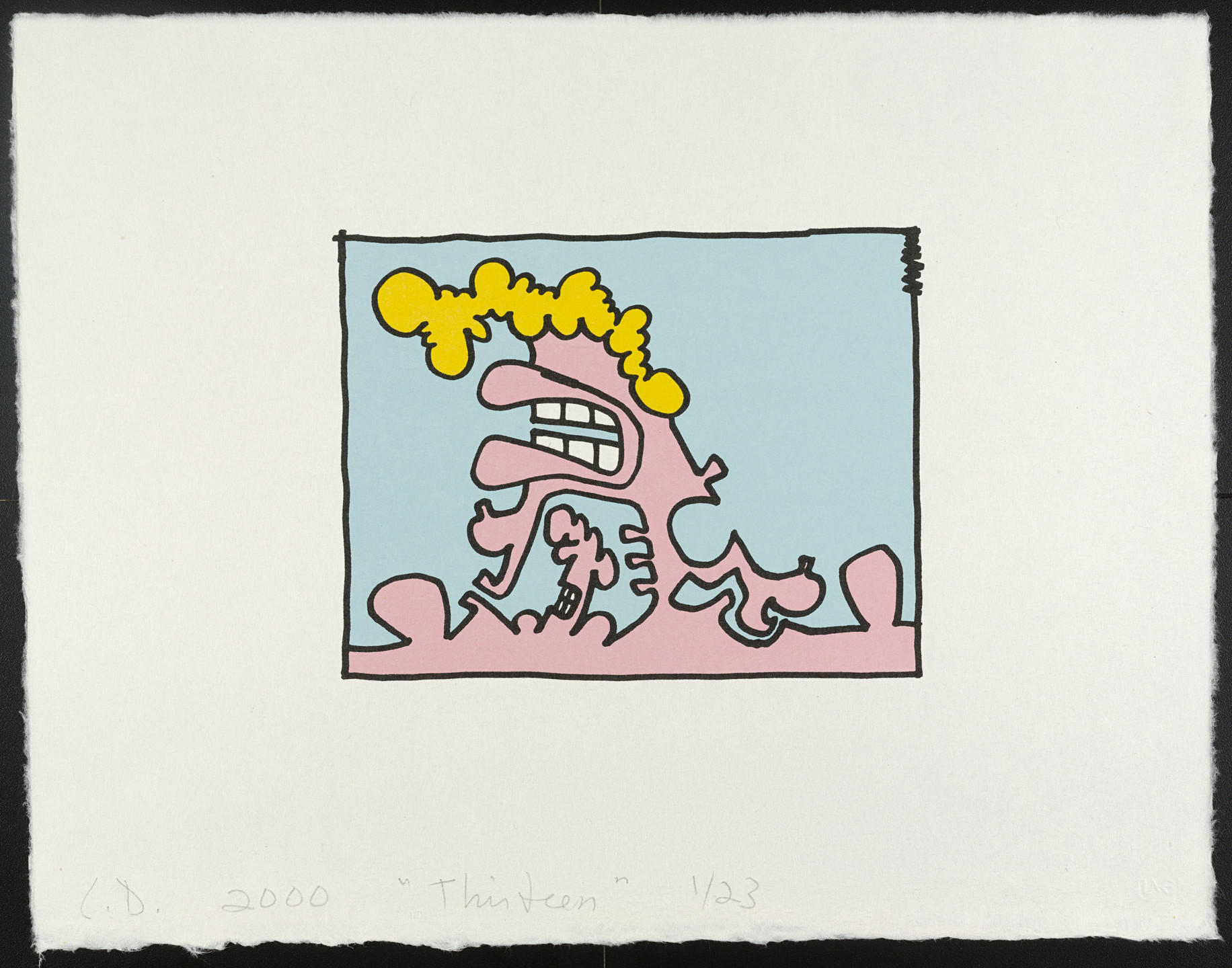 Carroll Dunham. Thirteen from Female Portraits. 2000