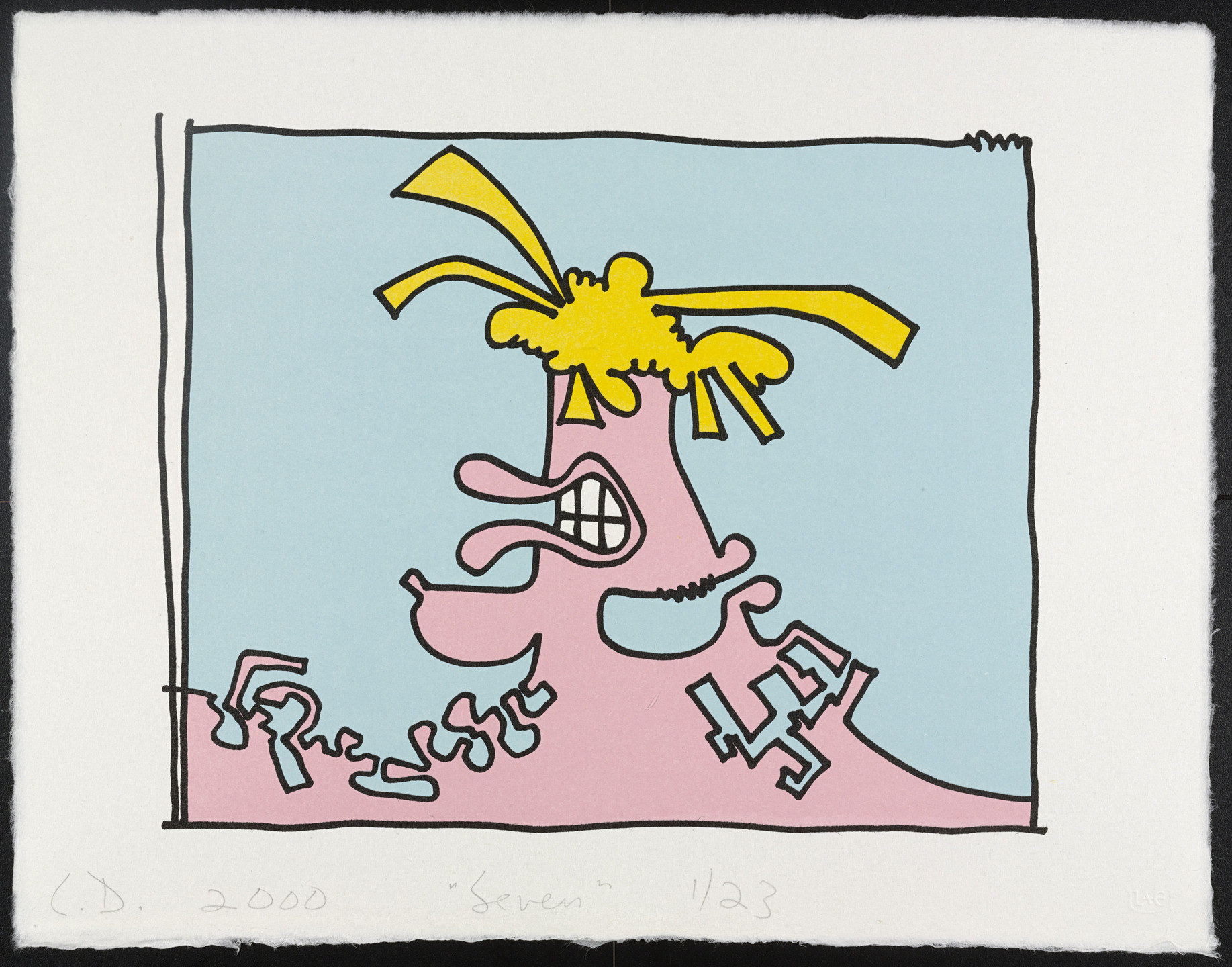 Carroll Dunham. Seven from Female Portraits. 2000