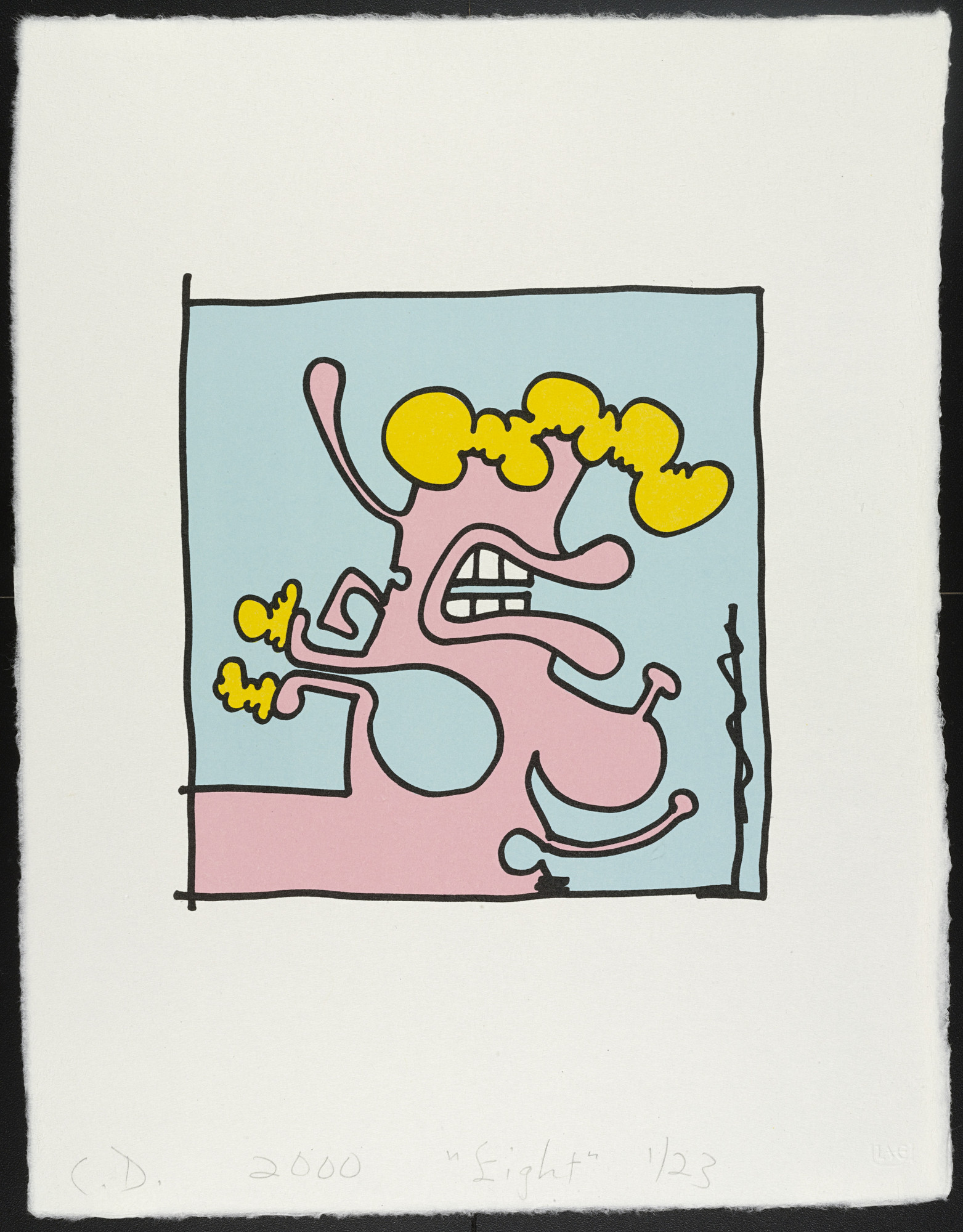 Carroll Dunham. Eight from Female Portraits