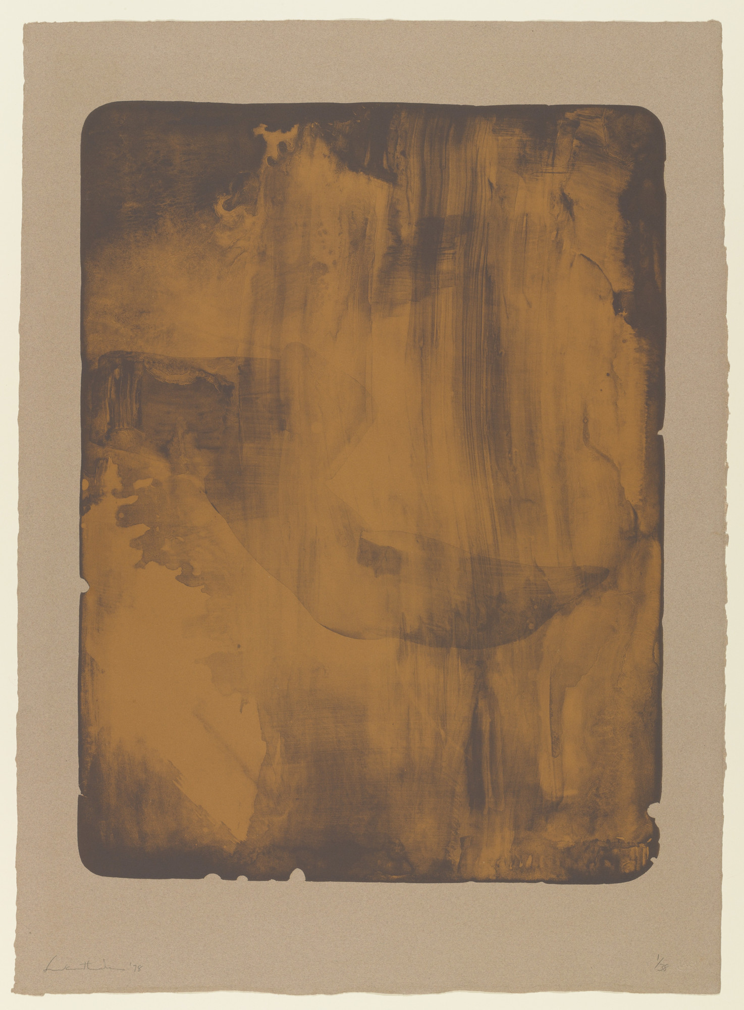 Helen Frankenthaler. Bronze Smoke