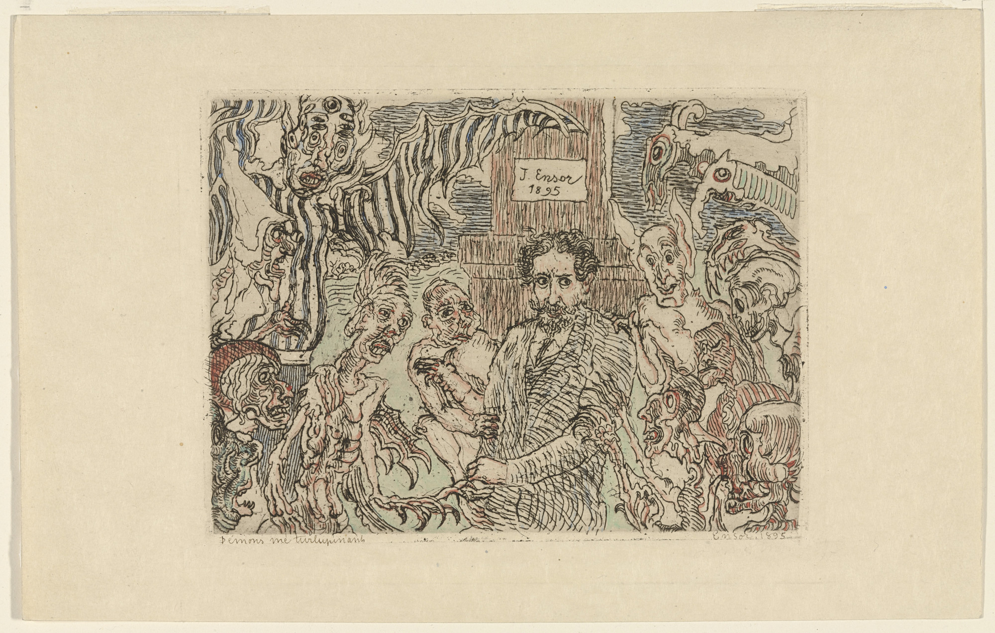 James Ensor. Demons Teasing Me