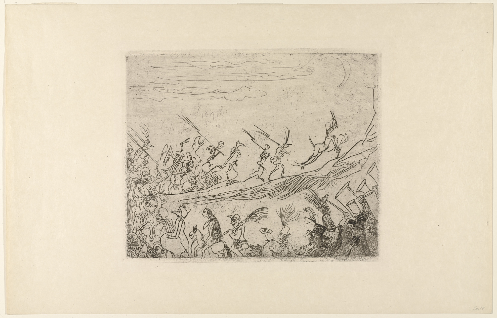 James Ensor. Devil&#39;s Sabbath. 1887