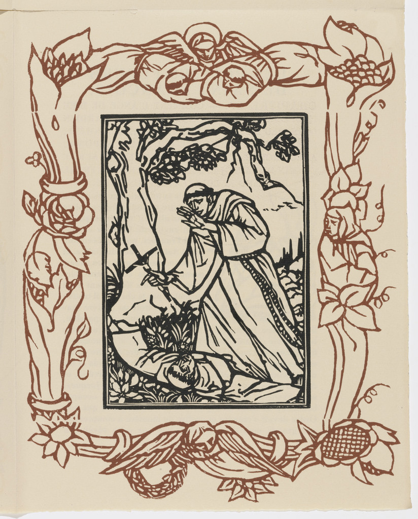 Plate (page 27) from Les Petites Fleurs de St. François (The Little Flowers of St. Francis)