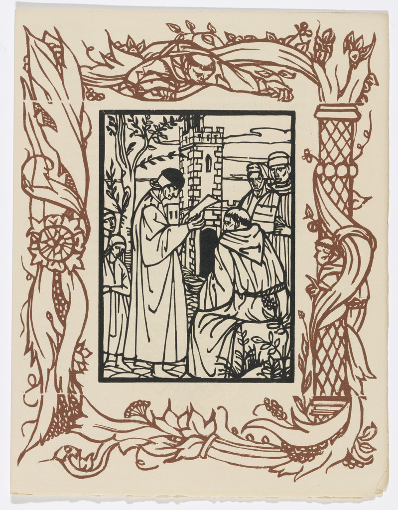 Plate (page 41) from Les Petites Fleurs de St. François (The Little Flowers of St. Francis)