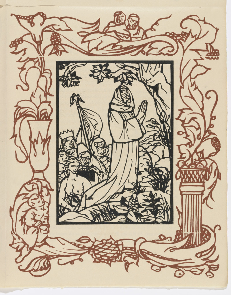 Plate (page 43) from Les Petites Fleurs de St. François (The Little Flowers of St. Francis)