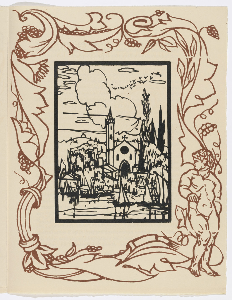 Plate (page 55) from Les Petites Fleurs de St. François (The Little Flowers of St. Francis)