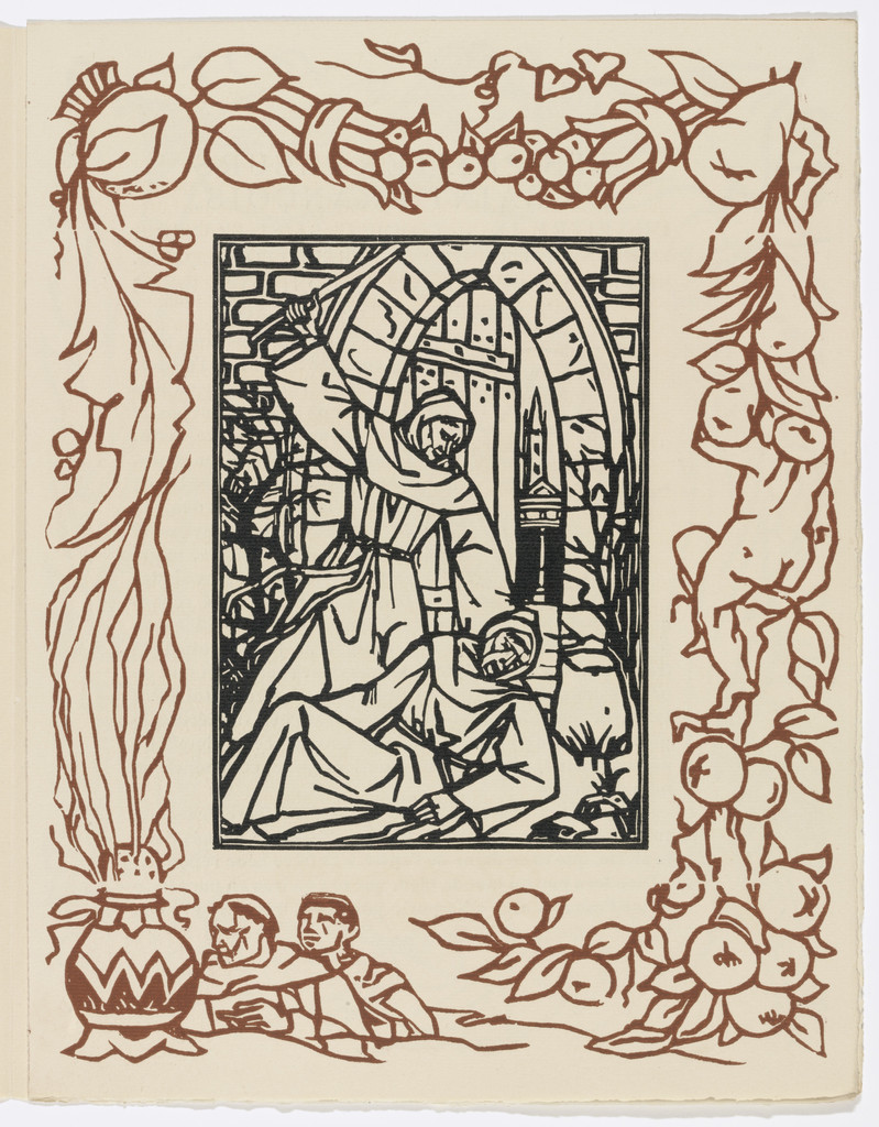 Plate (page 59) from Les Petites Fleurs de St. François (The Little Flowers of St. Francis)