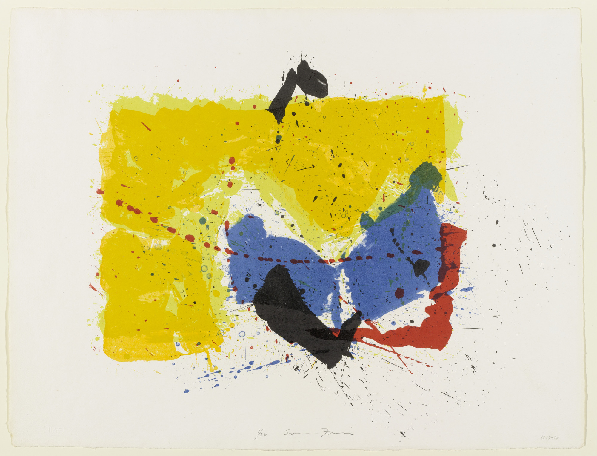 Sam Francis. Five Stone Untitled