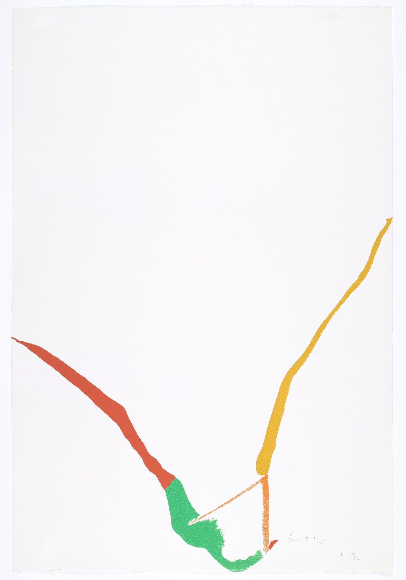 Helen Frankenthaler. Untitled from What Red Lines Can Do