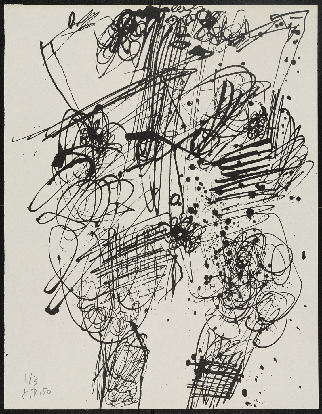 Jean Dubuffet. Bodies of Women (Corps de dames). 1950