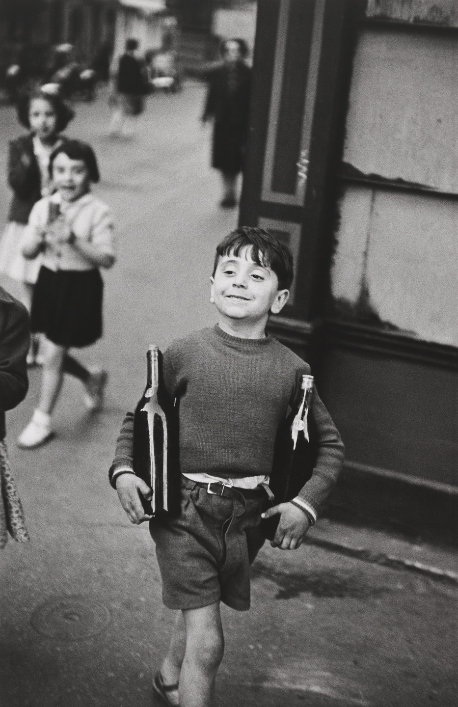 henri cartier bresson rue mouffetard paris 1954 poster