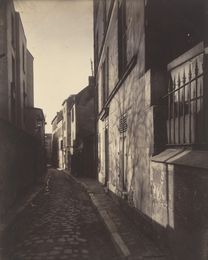 Eugène Atget. Rue Saint-Rustique. Mars 1922