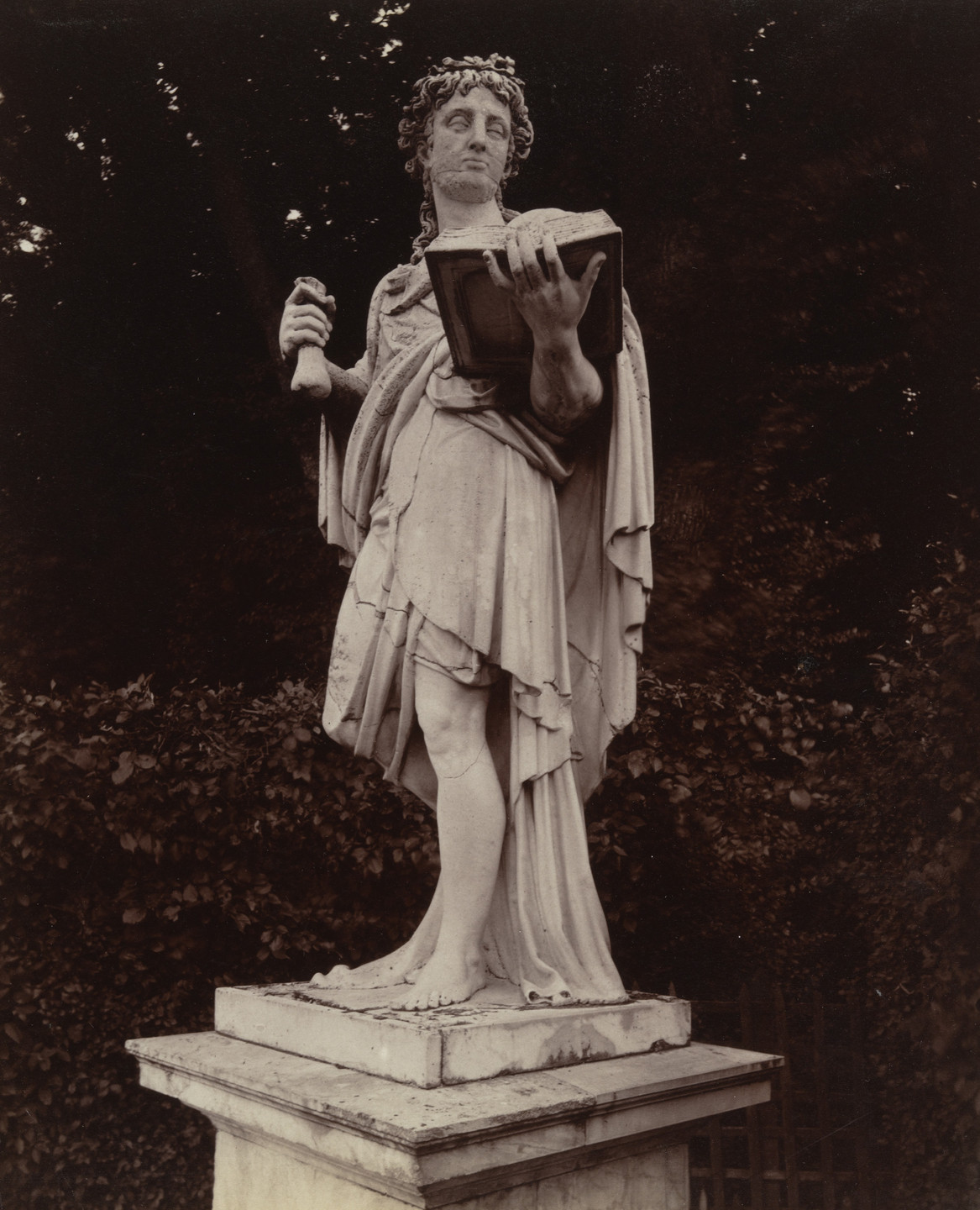 Eugène Atget. Versailles--Melancholy by Michel de la Perdix. 1923-24