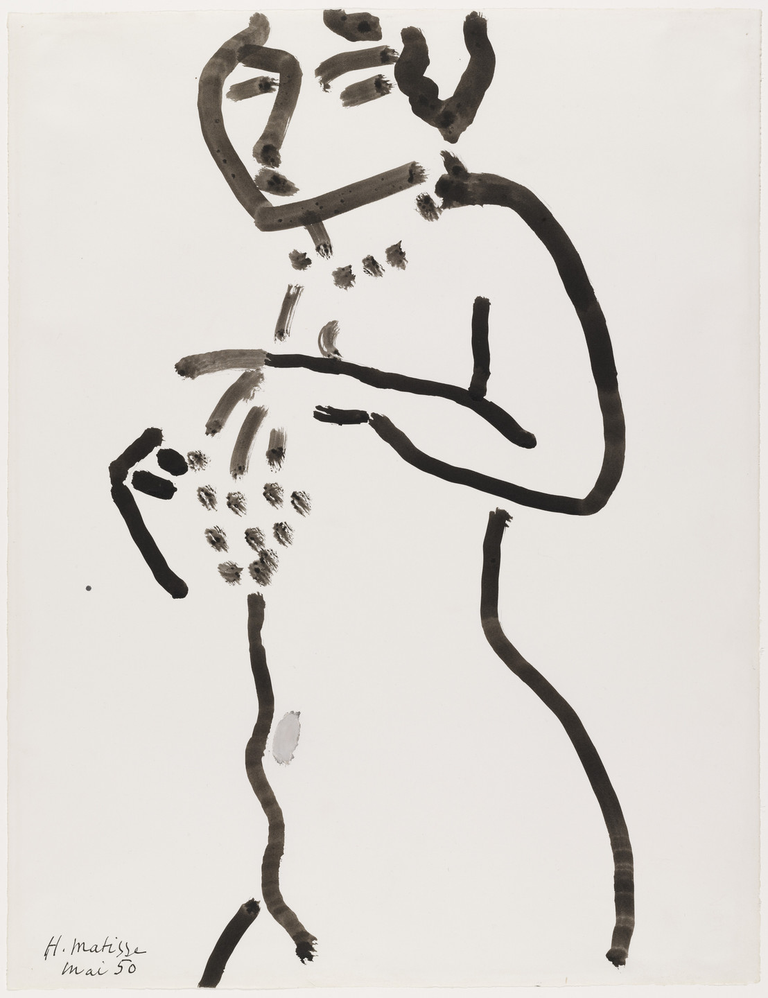 Henri Matisse. The Necklace (Le collier). 1950