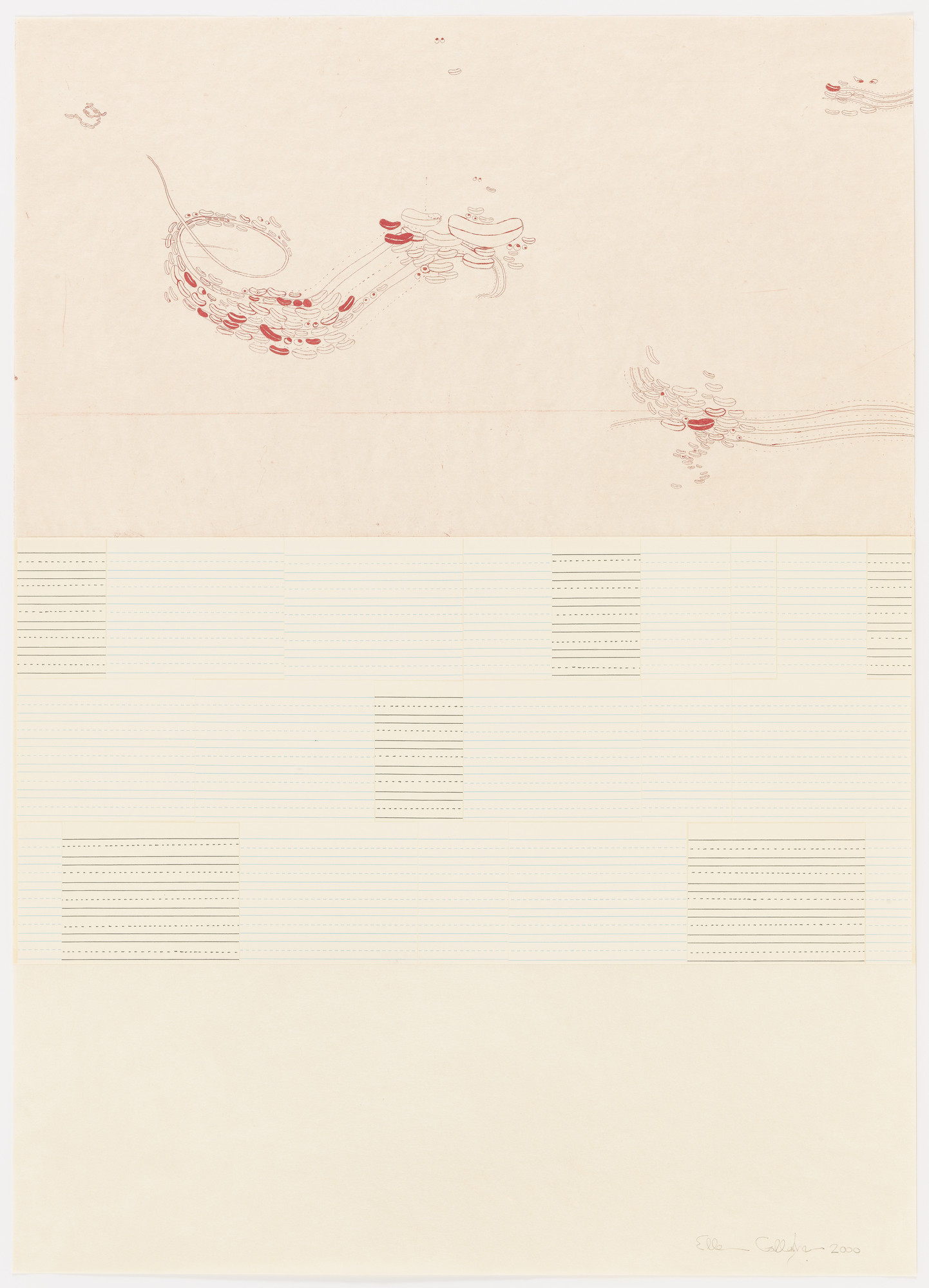 Ellen Gallagher. Image #VII from Ssblak!Ssblak!!Ssblakallblak! Wonder#9