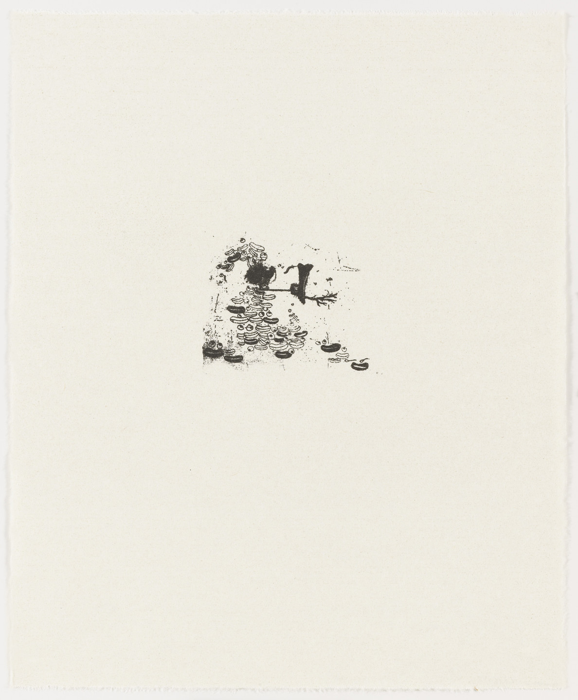Ellen Gallagher. Alias II (Image #II) from Ssblak!Ssblak!!Ssblakallblak! Wonder#9. 2000