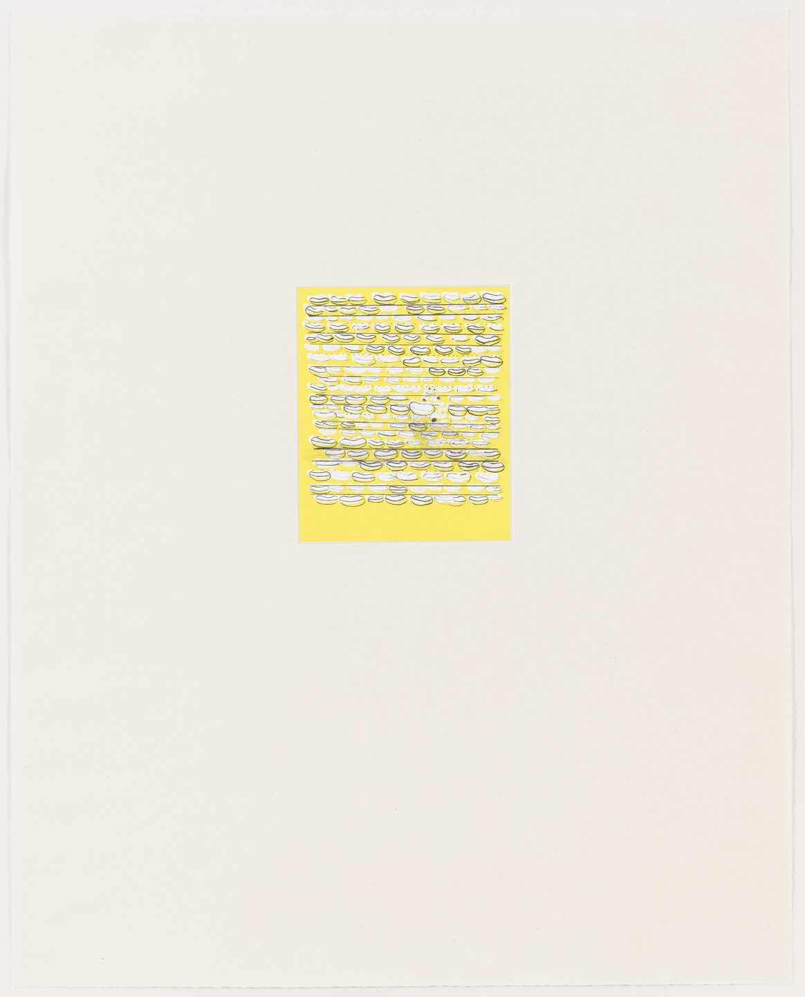 Ellen Gallagher. Image #IV from Ssblak!Ssblak!!Ssblakallblak! Wonder#9. 2000