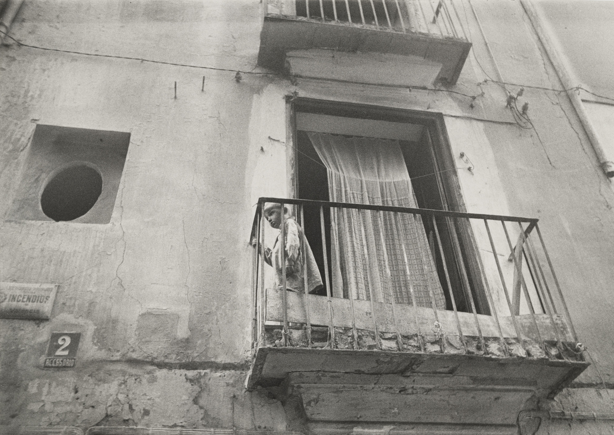 Robert Frank. Balcony, Valencia. 1952