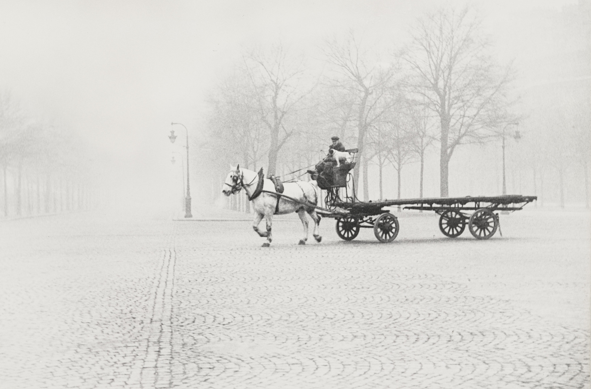 Robert Frank. Horse and Cart, Paris. 1949