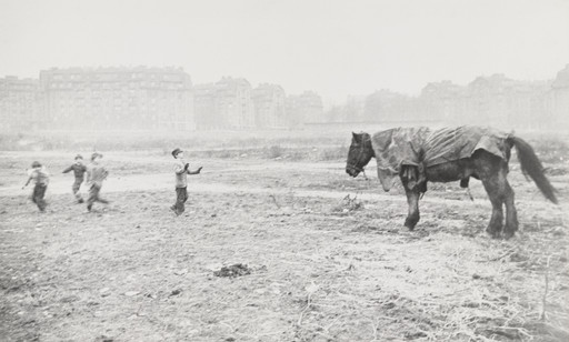 Robert Frank. Horse and Children, Paris. 1952