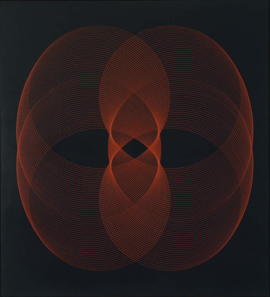 Generative Painting: Black, Red, Orange
