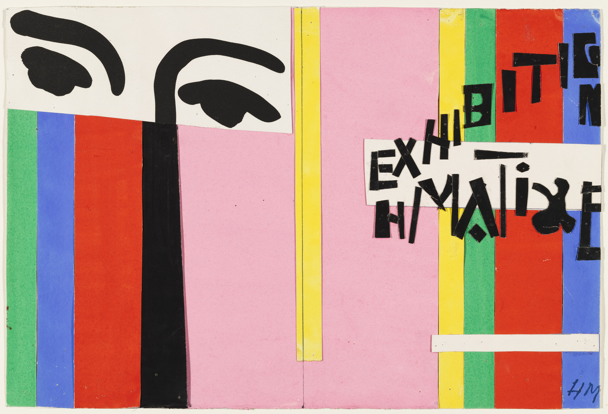 Henri Matisse. Cover design for exhibition catalogue Henri Matisse. 1951