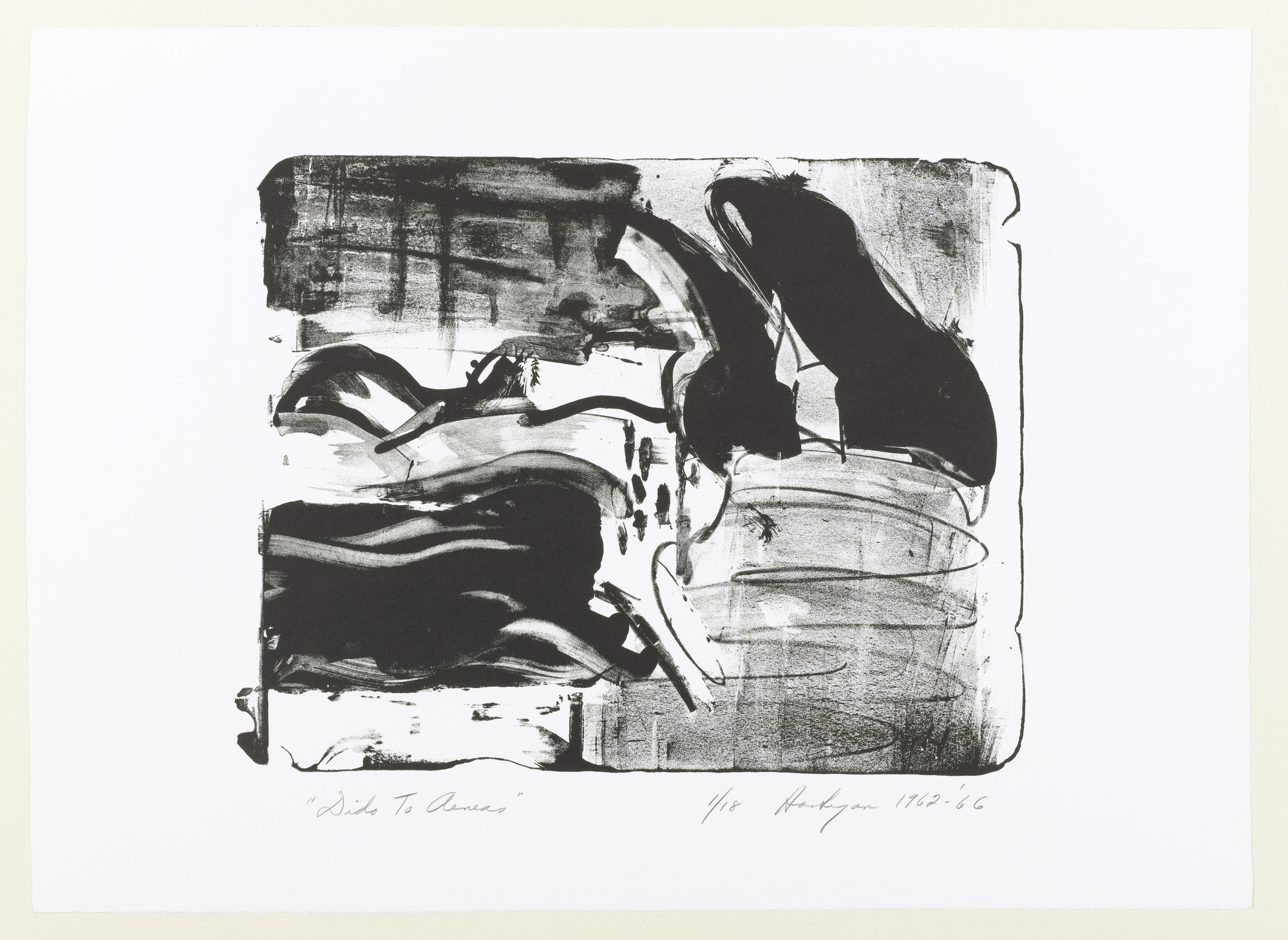 Grace Hartigan. Dido to Aeneas