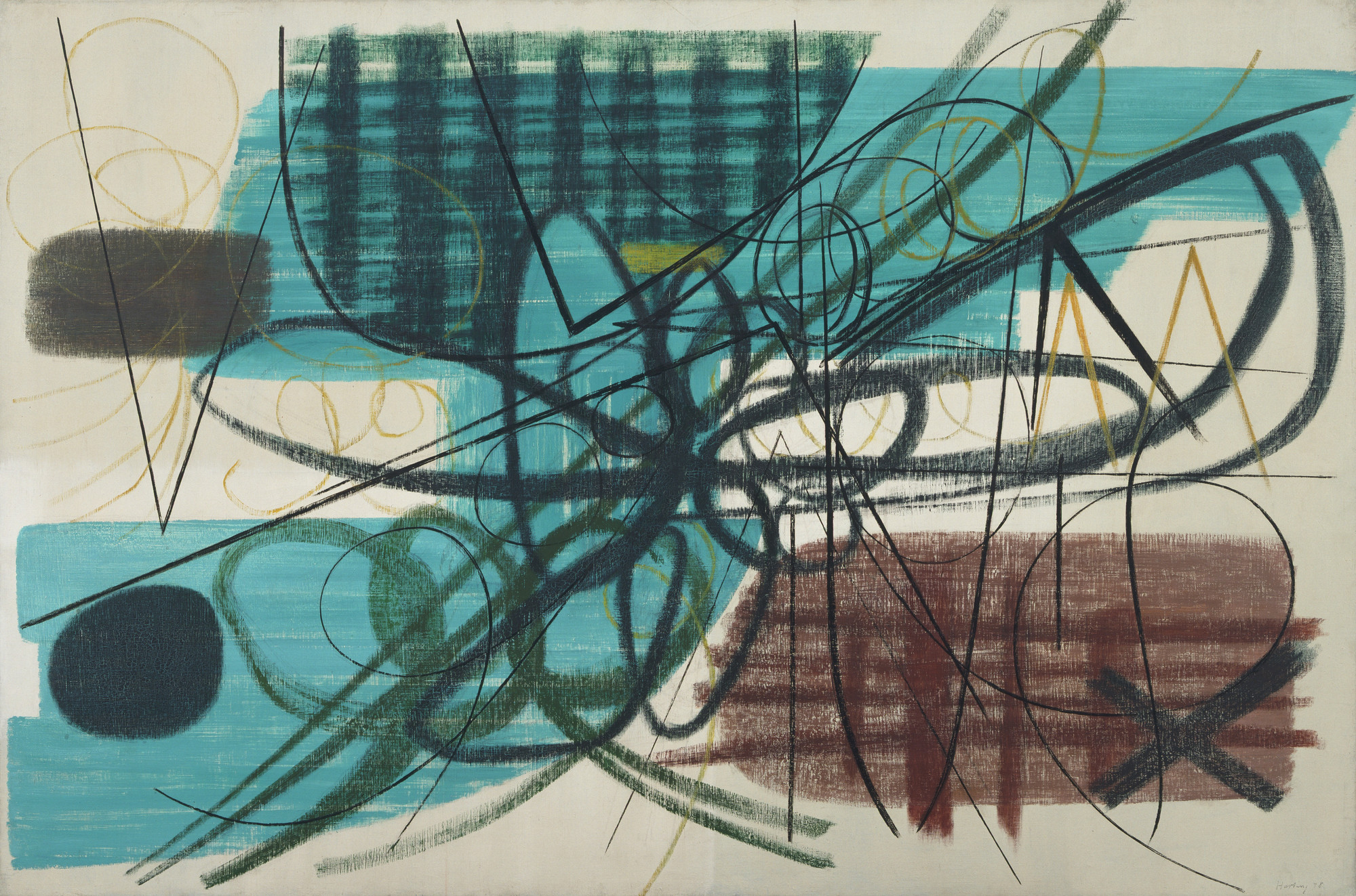 Hans Hartung. Painting. 1948