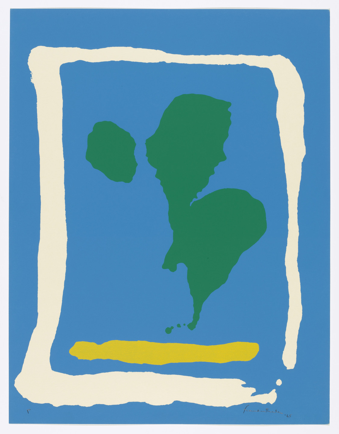 Helen Frankenthaler. Air Frame from New York Ten. 1965