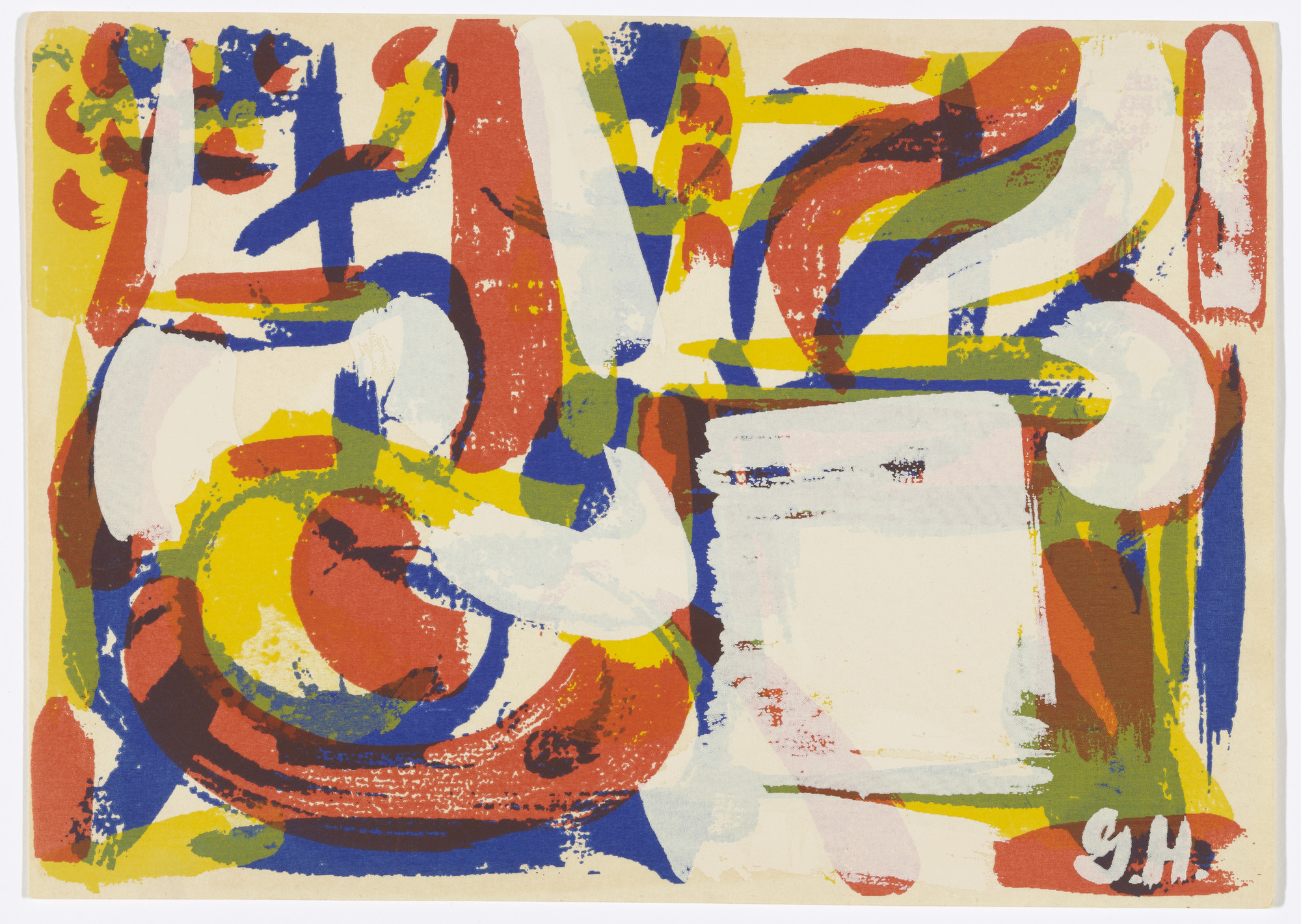 Grace Hartigan. Untitled from Folder, Vol. I, No. I. 1953
