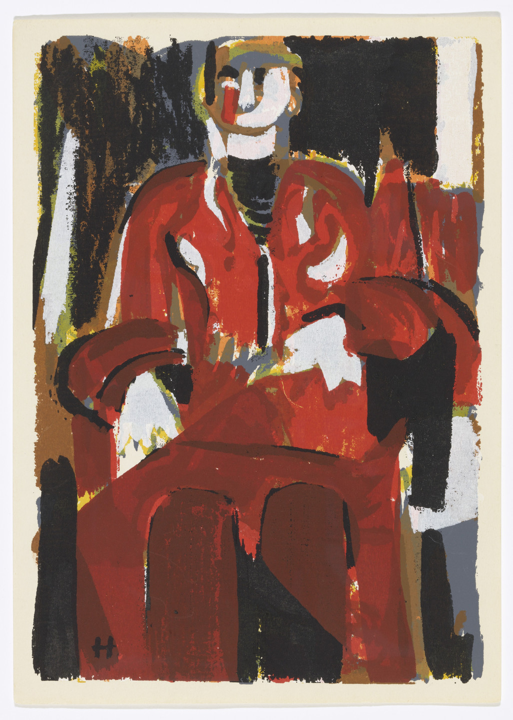 Grace Hartigan. Untitled from Folder, Vol. I, No. I. 1953