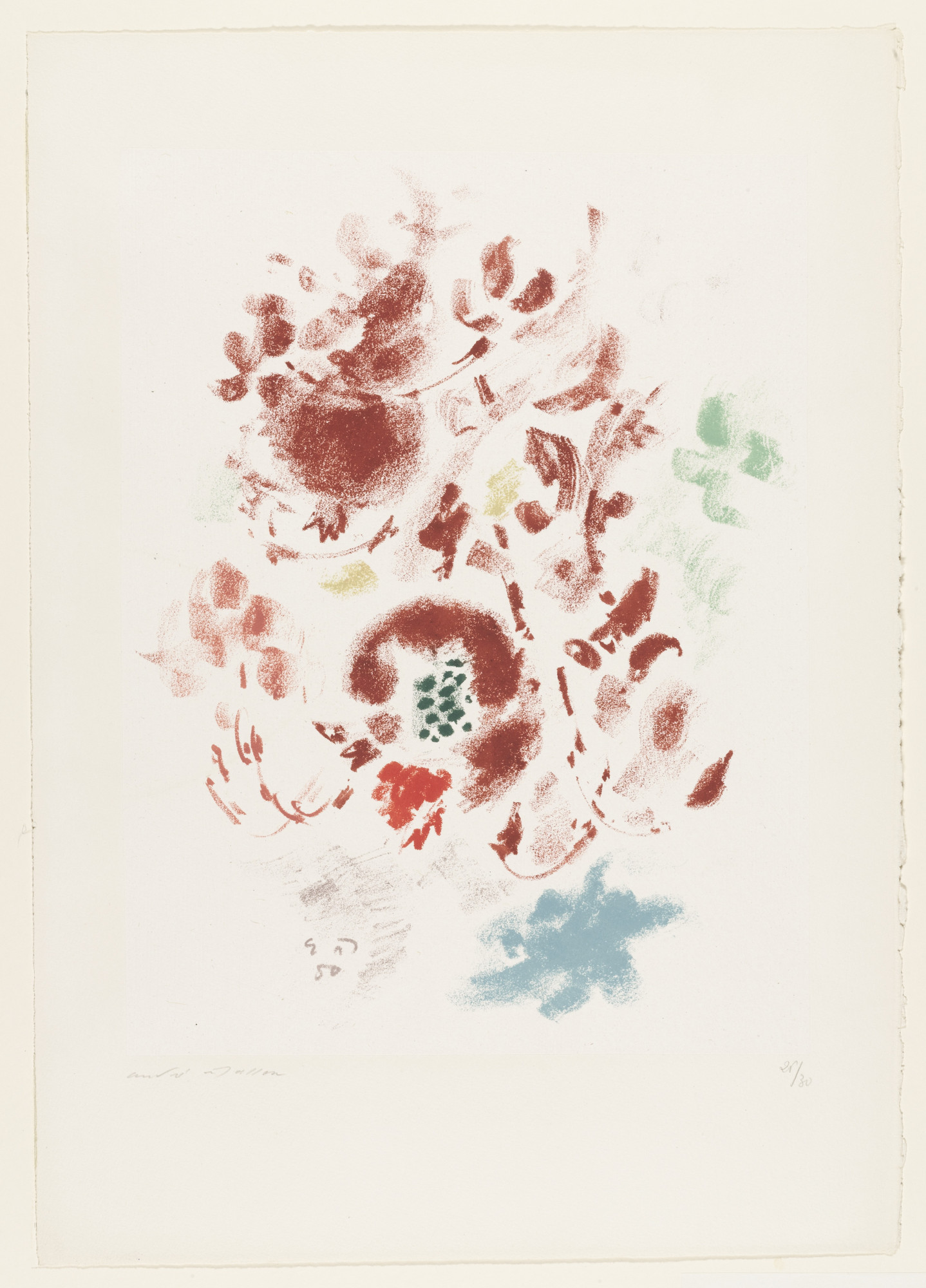 André Masson. Red Pomegranates