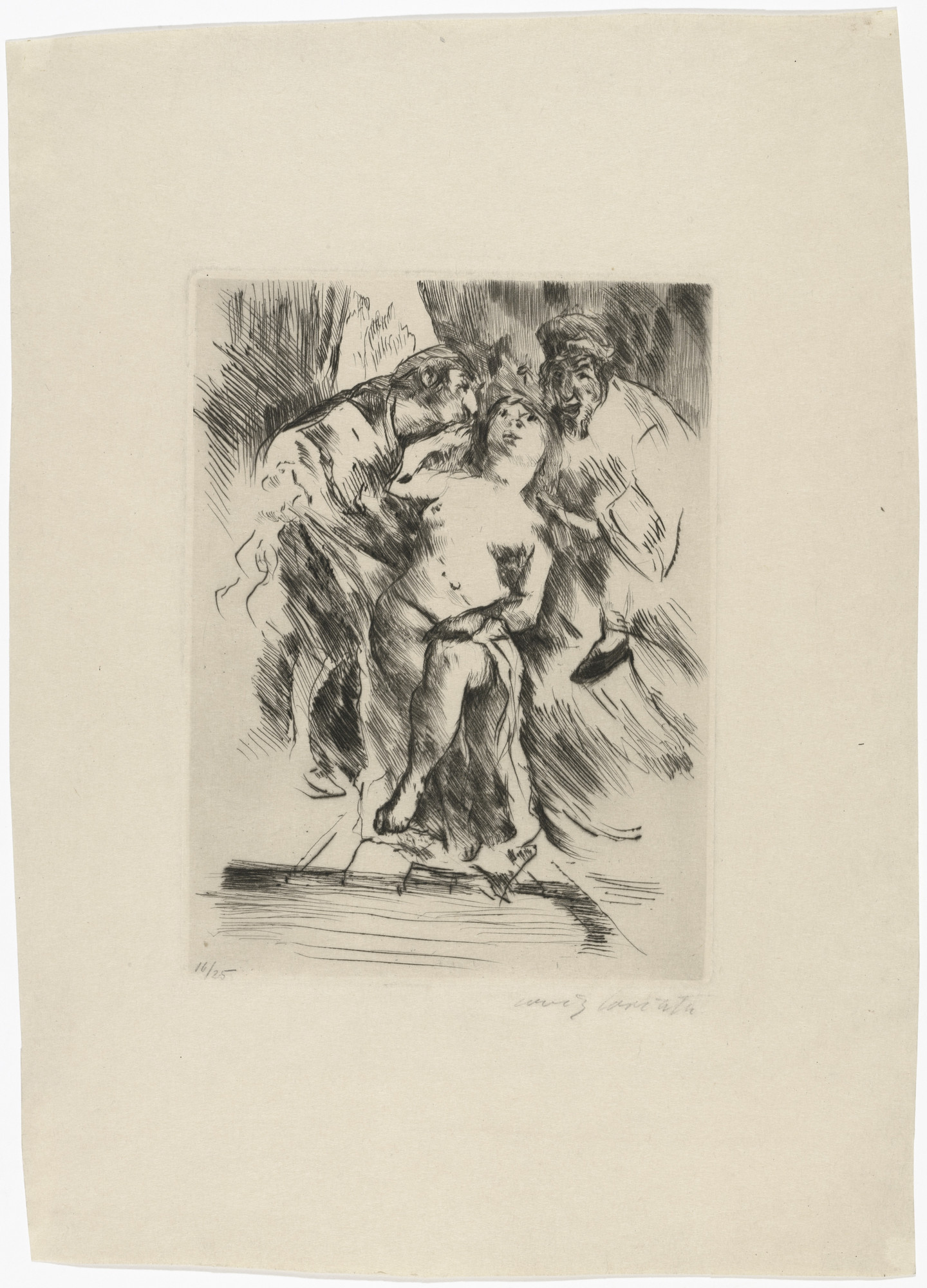 Lovis Corinth. Susanna in the Bath