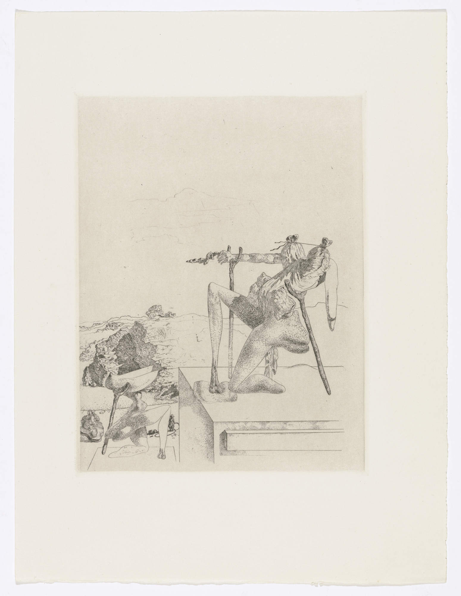 Salvador Dalí. Plate (facing page 52) from Les Chants de Maldoror (The Songs of Maldoror)