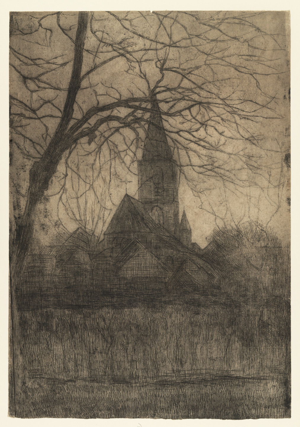 Piet Mondrian. Reformed Church at Winterswijk. 1898