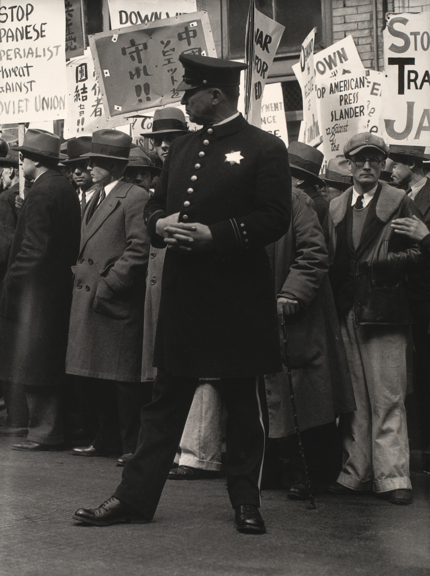 Dorothea Lange. Street Demonstration, San Francisco