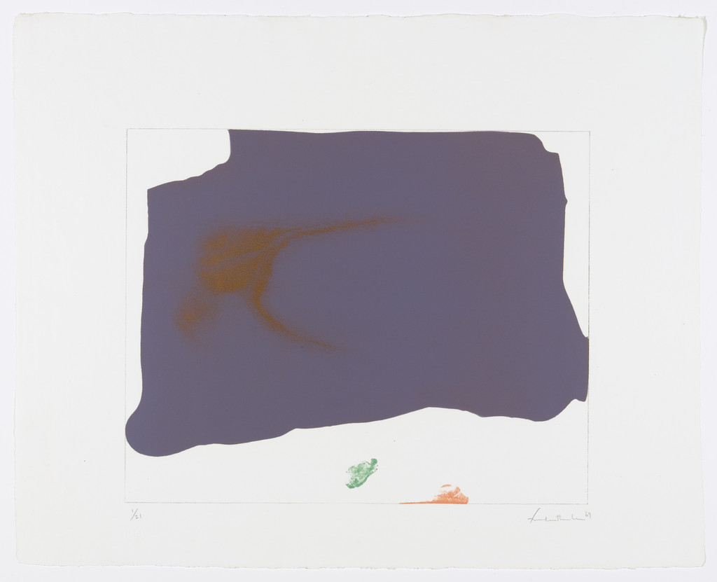 Variation II on Mauve Corner by Helen Frankenthaler