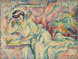 Lucie Cousturier. Woman Reading. 1907