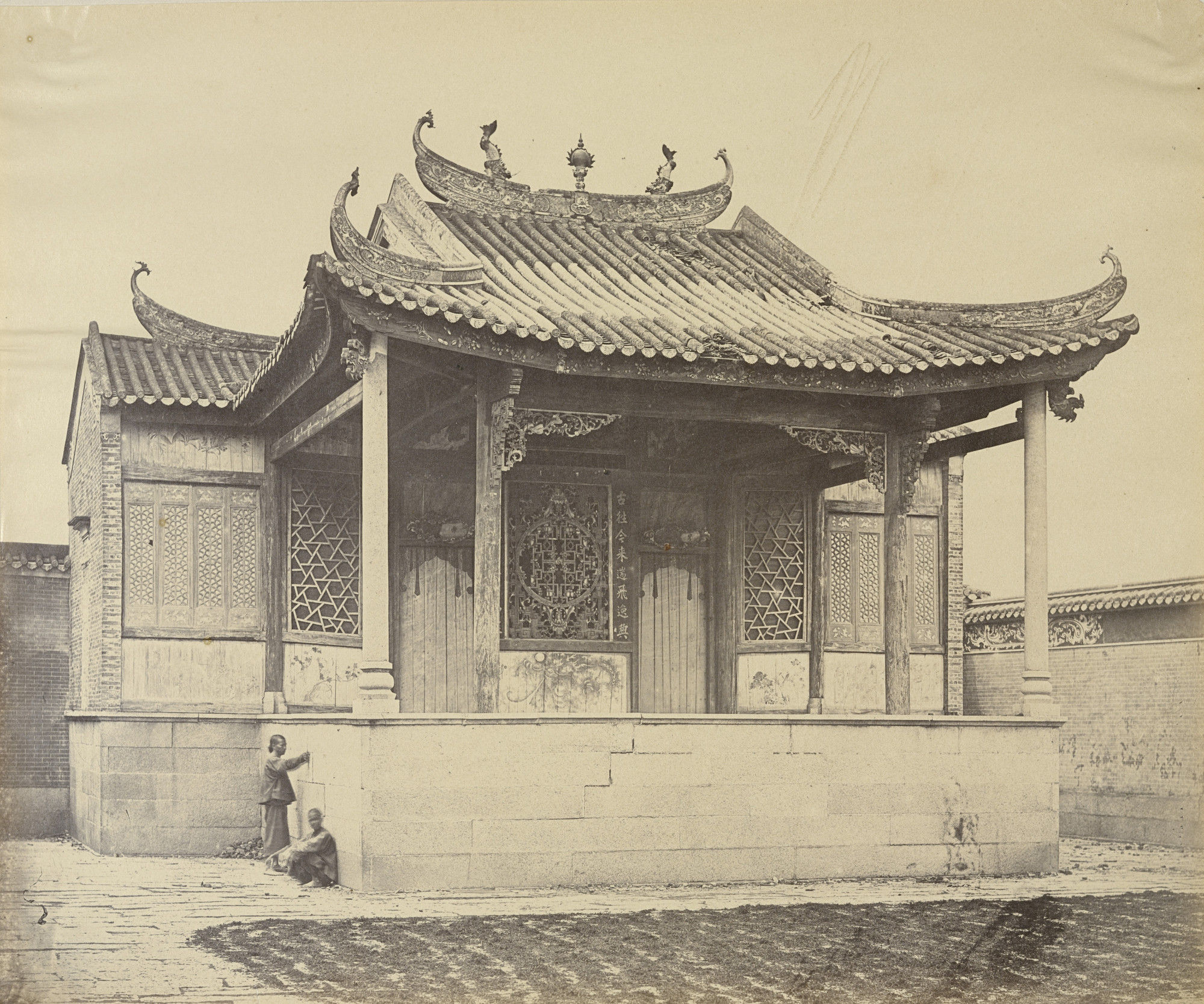 Felice Beato. Chinese Theatre, Canton