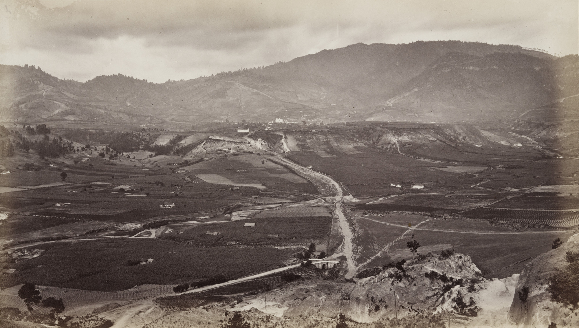 Eadweard J. Muybridge. Valley of Totonicapán