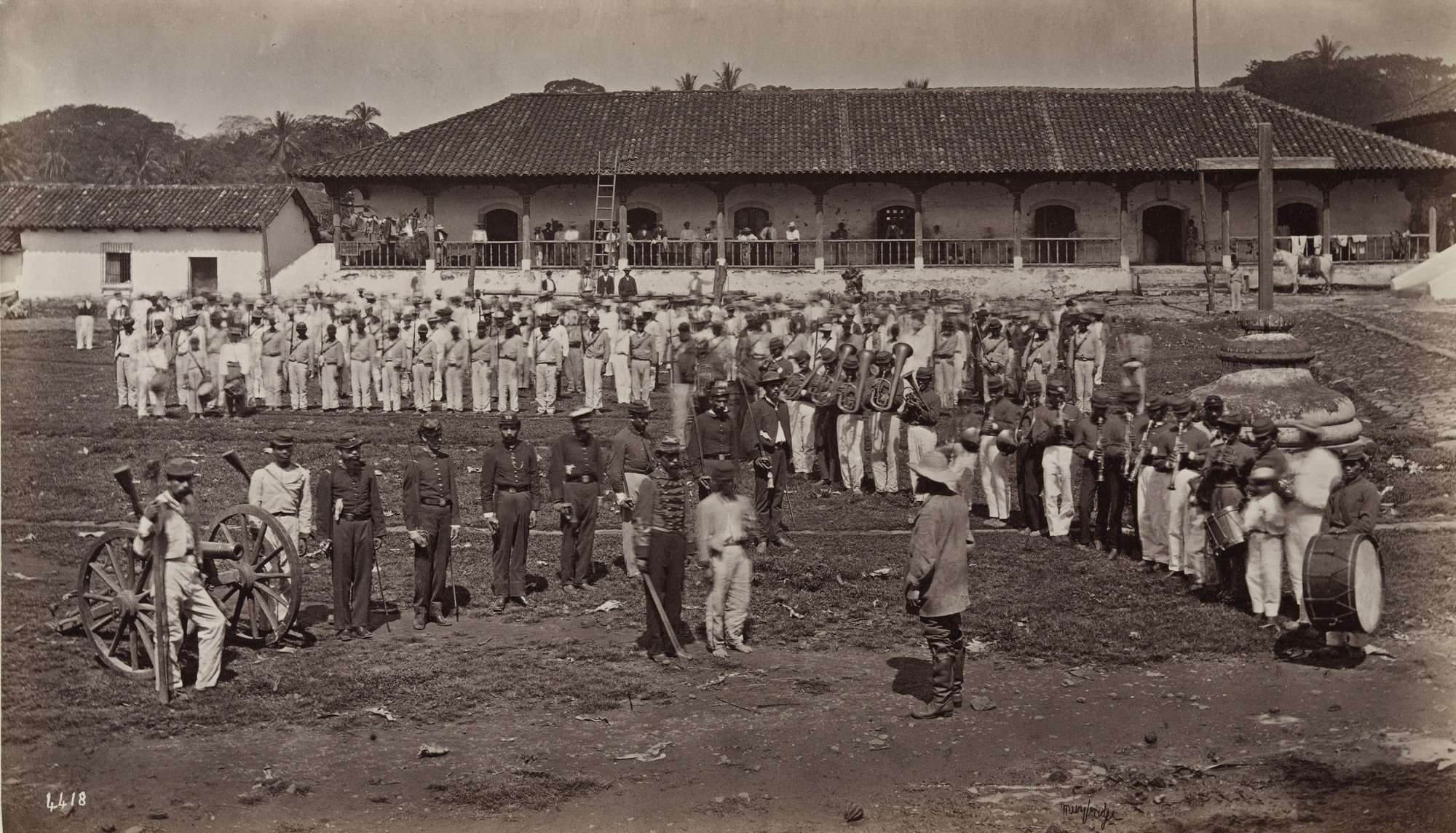 Eadweard J. Muybridge. Reception of the Artist by the Jefe Politico, Mazatenango