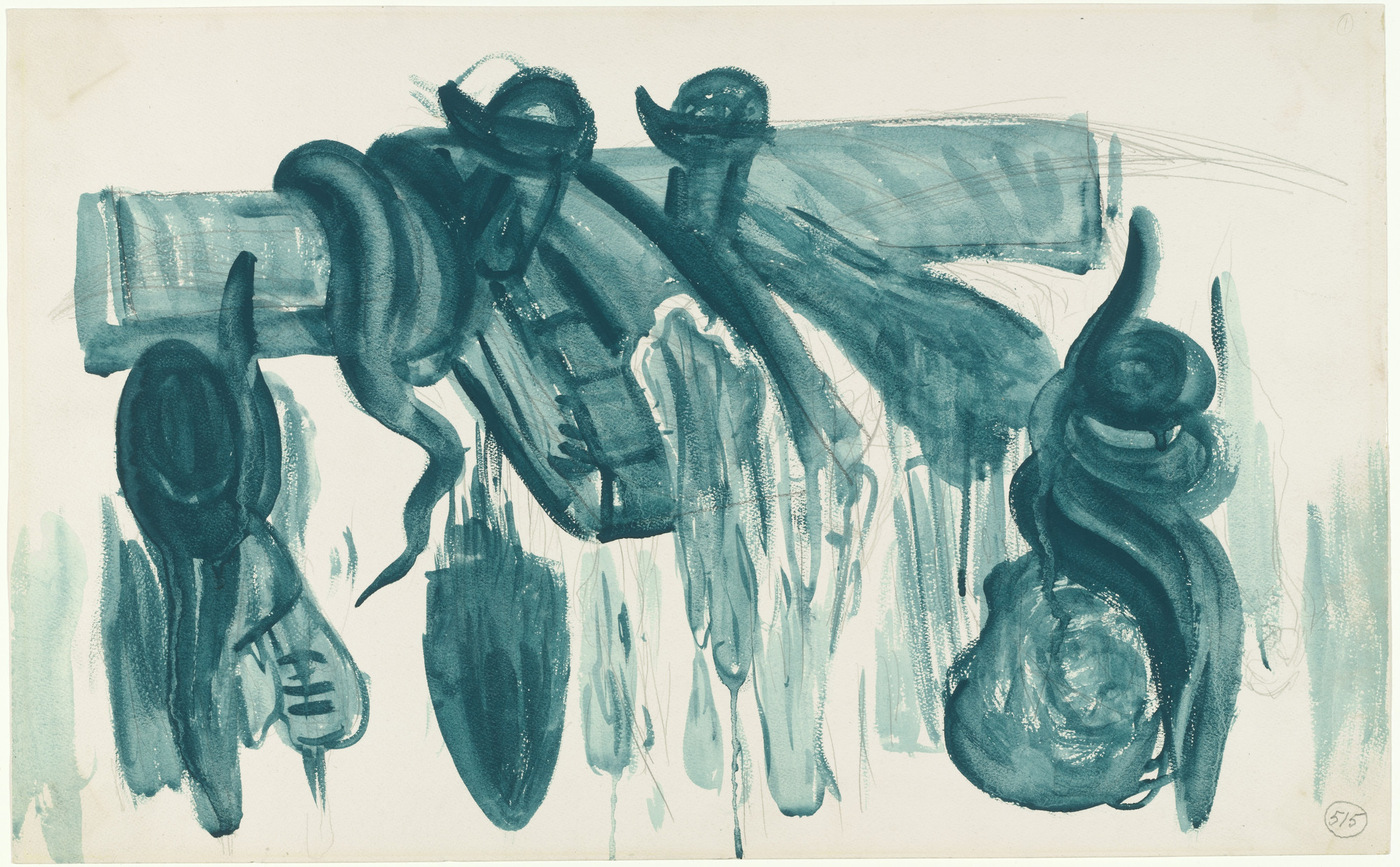 José Clemente Orozco. Study for Dive Bomber and Tank. 1940