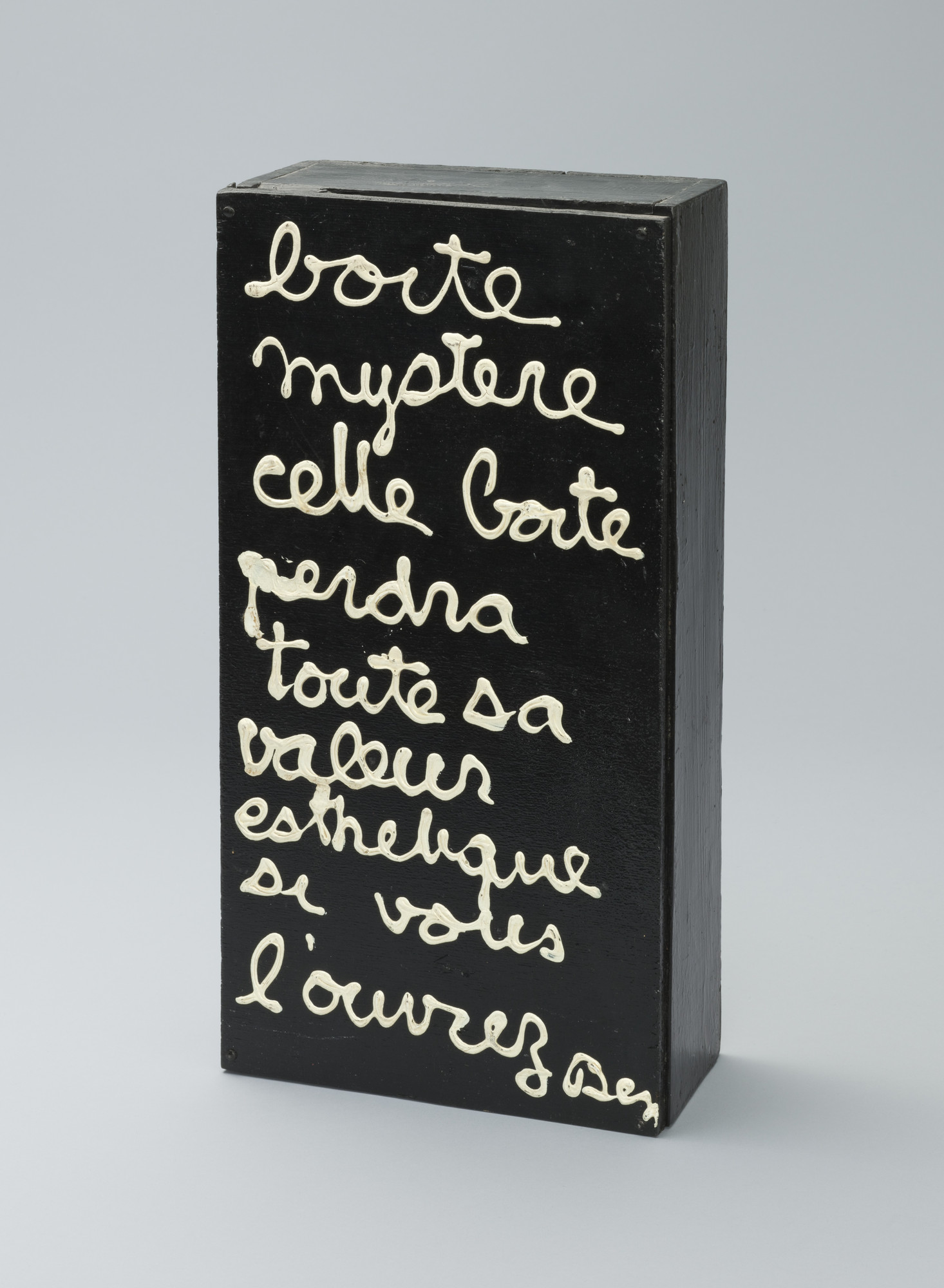 Ben Vautier Boite Mystere 1960 Moma