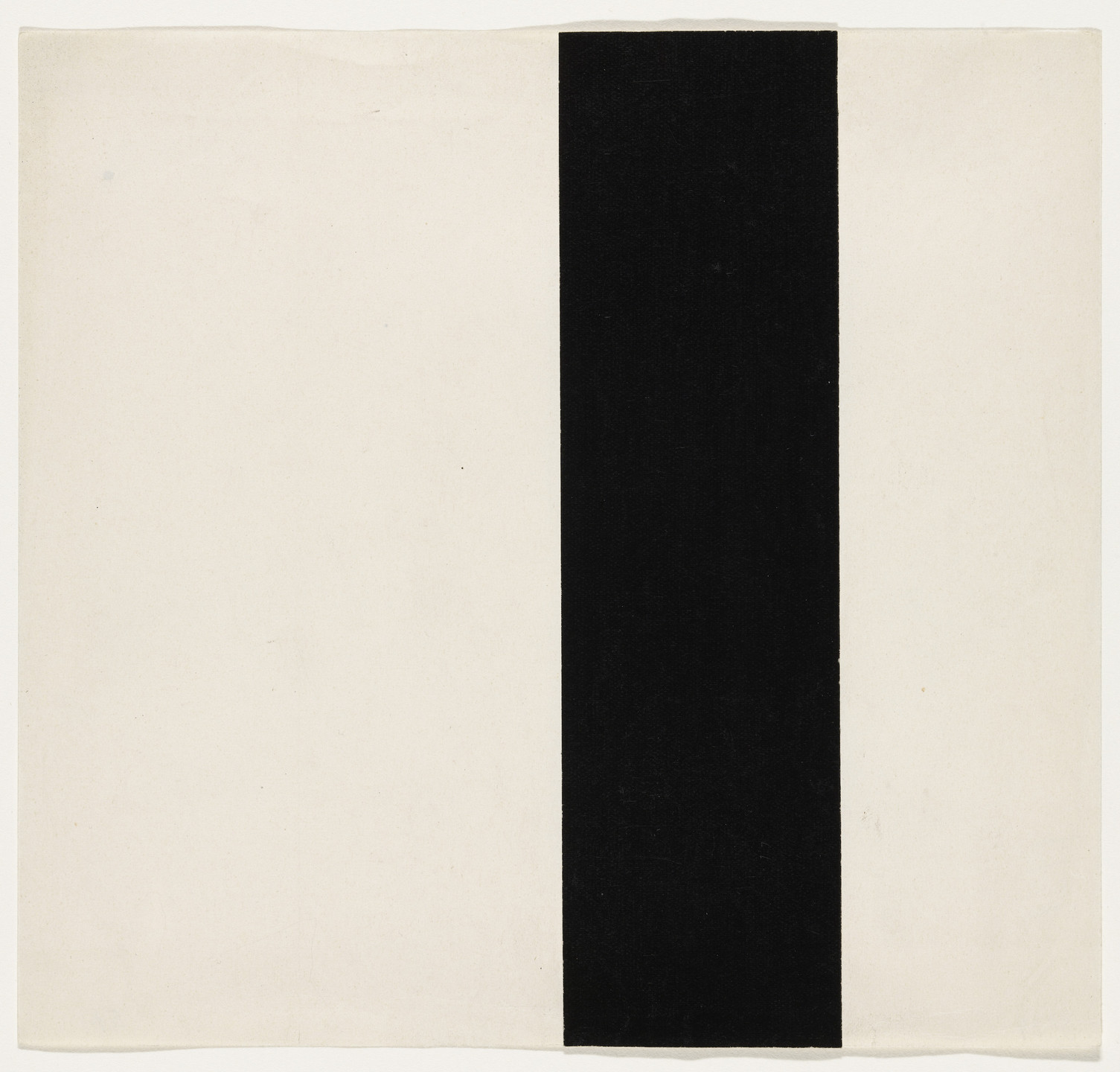 Ellsworth Kelly. Vertical Band from the series Line Form Color. 1951