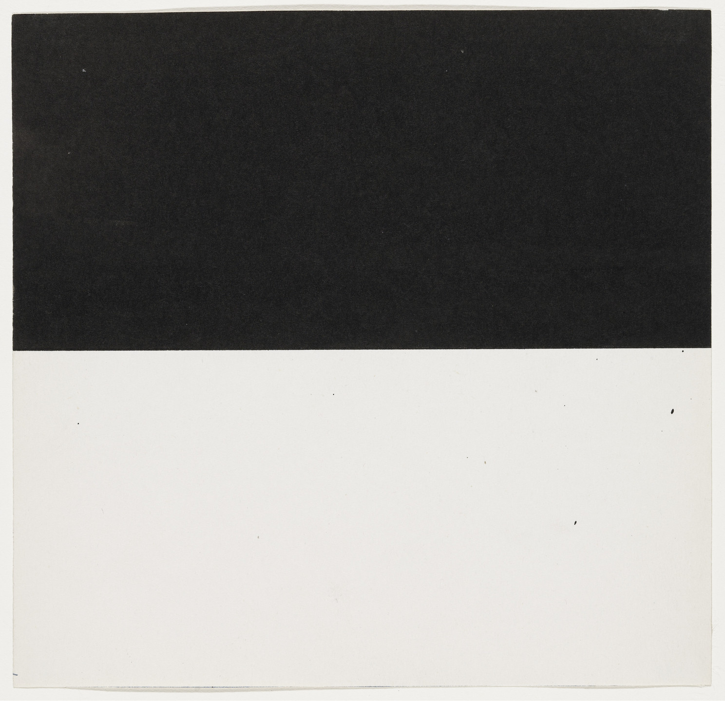 Ellsworth Kelly. Black and White from the series Line Form Color. 1951