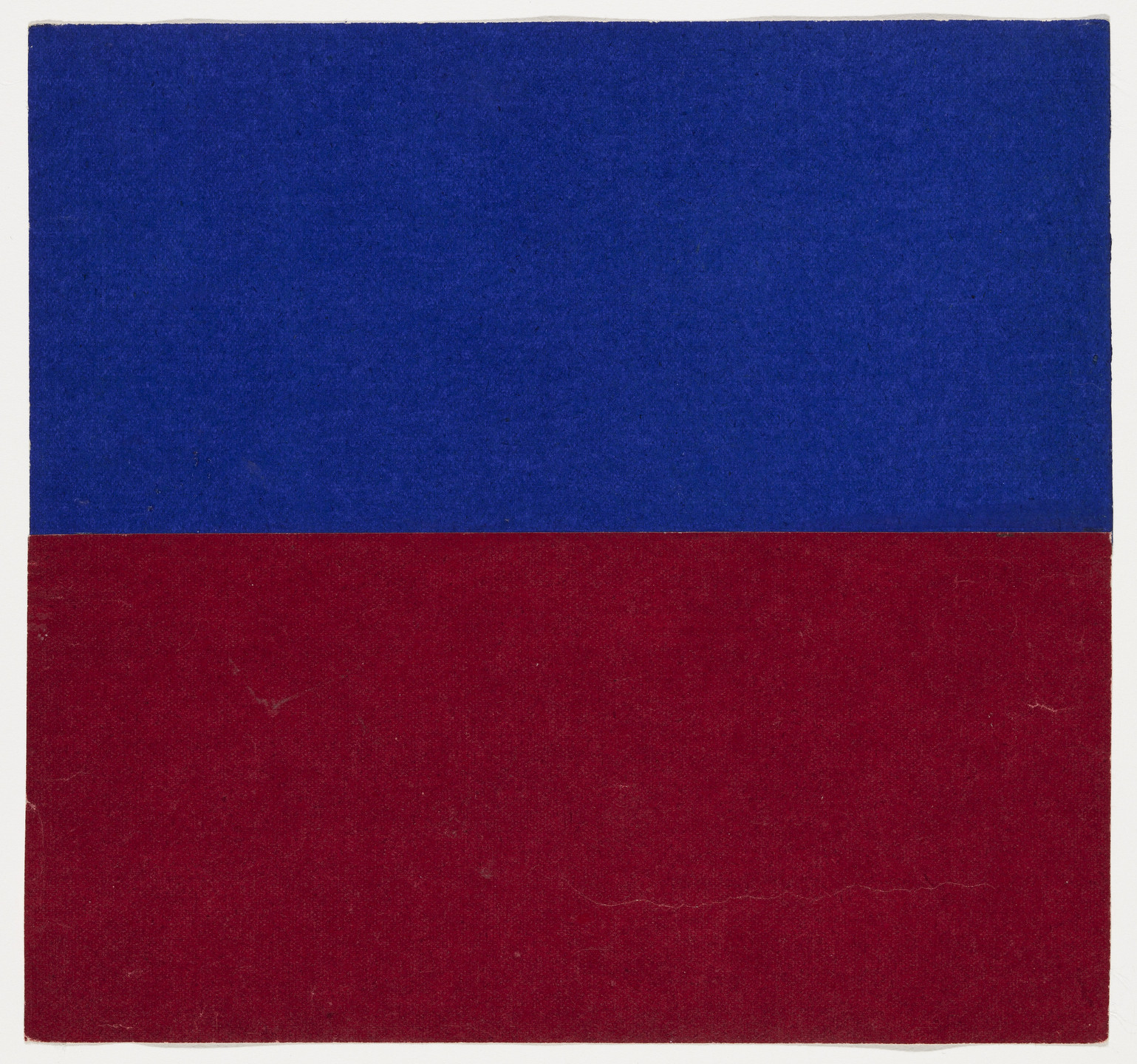 Ellsworth Kelly. Blue and Red. 1951