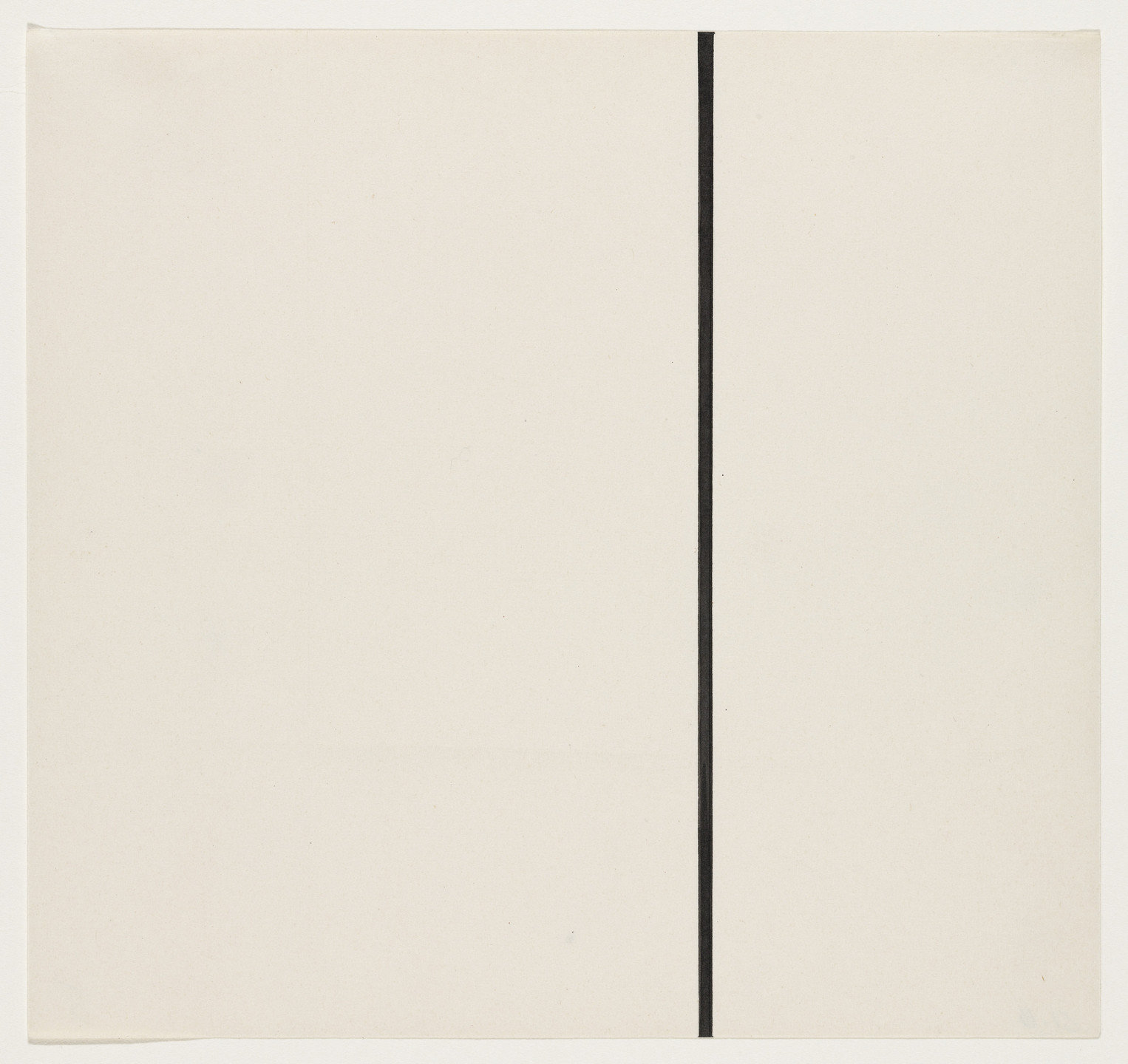 Ellsworth Kelly. Vertical Line from the series Line Form Color