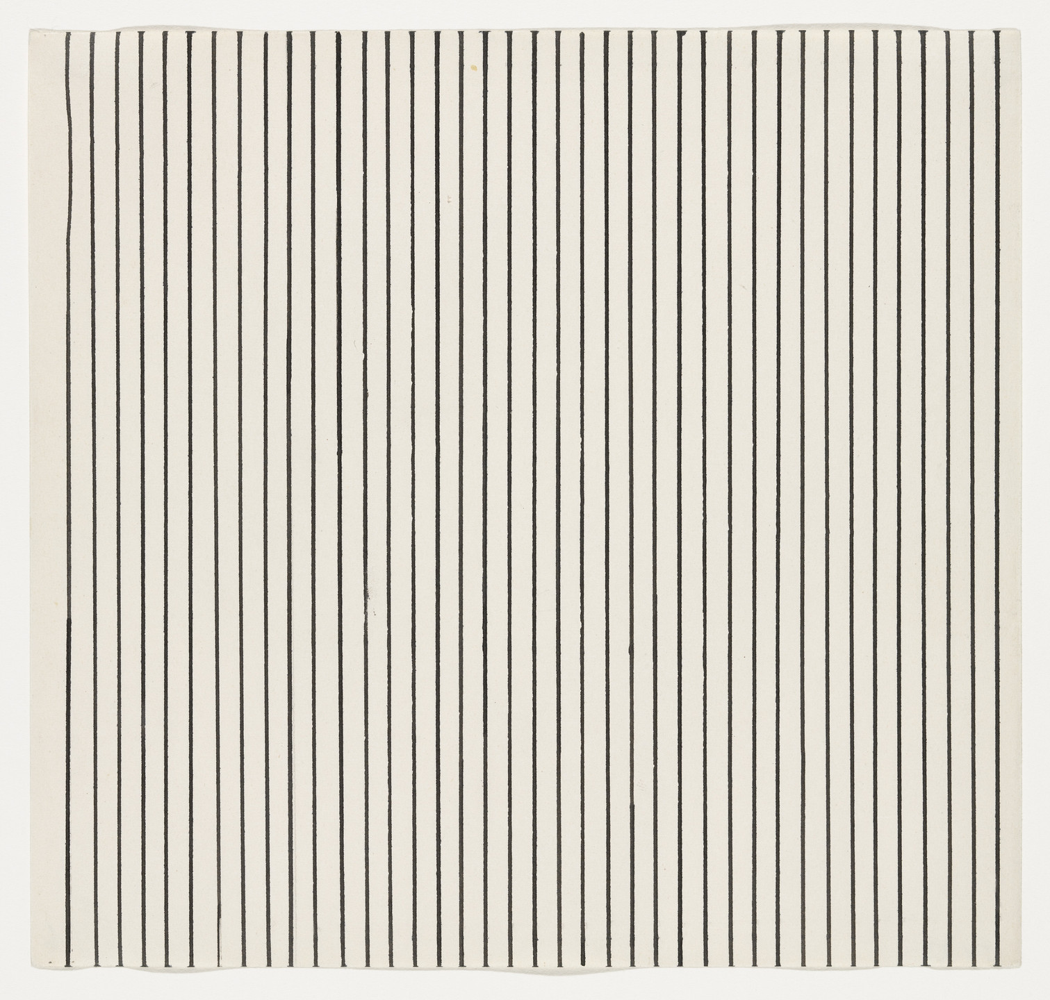 Ellsworth Kelly. Vertical Lines from the series Line Form Color. 1951