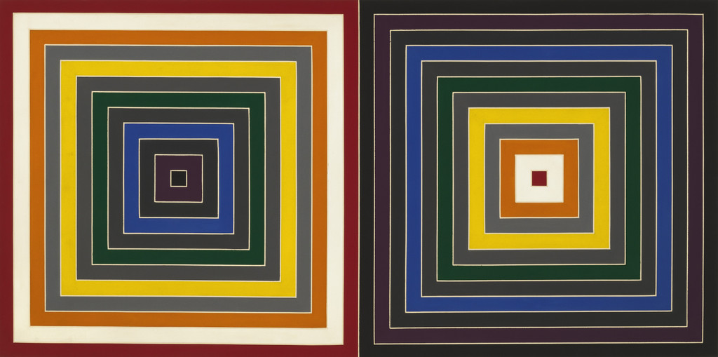 Gray Scrambled Double Square