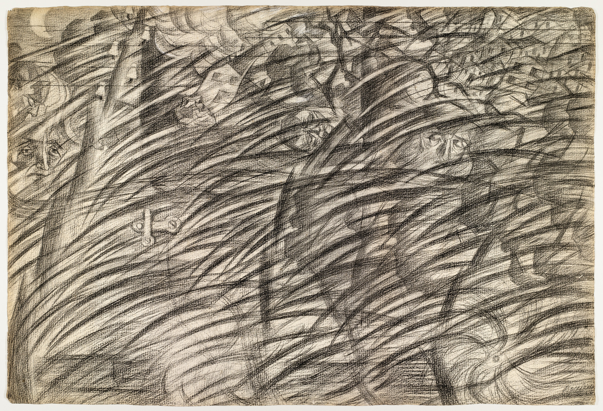 Umberto Boccioni. States of Mind: Those Who Go. 1911